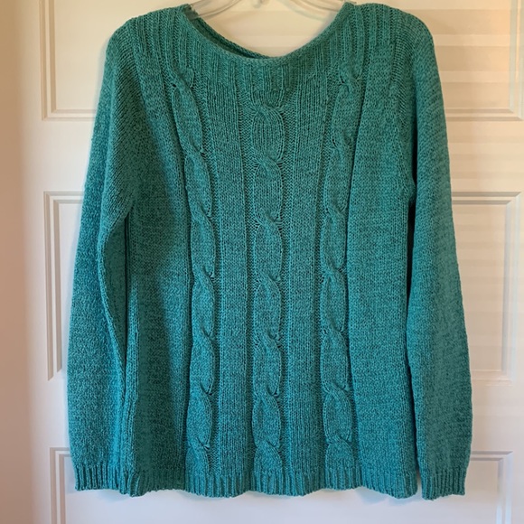 Norton Studio ribbed mint green sweater size S - Picture 9 of 10